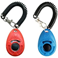 OYEFLY Clicker para Adiestramiento Perro- 2 Piezas- Multicolor para la Muñeca para Perro Gato Caballo Training Clicker…